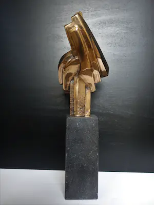 Brons (Onbekend) - gepolijst abstract brons, zeer mooi. kopen? Bied vanaf 325!