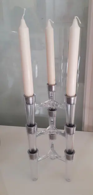 Koziol - Drie transparante Koziol kandelaars kopen? Bied vanaf 75!