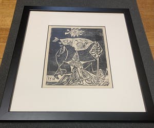 Corneille - Zeldzaam - Twee linoleumsneden uit 1949 Déesse Poisson + La Belle d'une journée kopen? Bied vanaf 700!