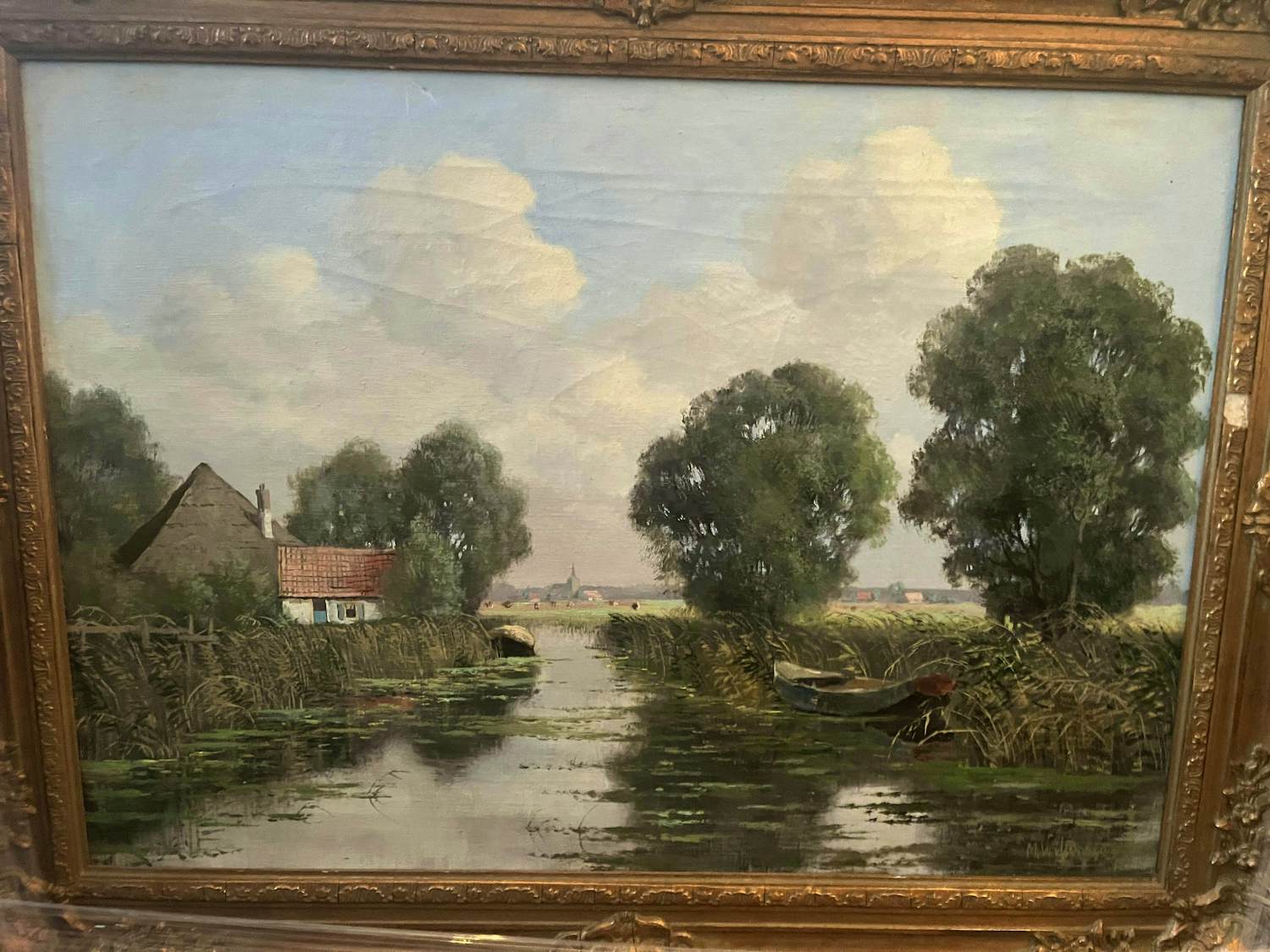 Onbekend - Hollands landschap kopen? Bied vanaf 100!