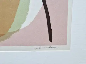 Jan van Keulen - een gestileerd jaren 70 kleuren-litho "dormeuse" - potloodgesigneerd kopen? Bied vanaf 33!