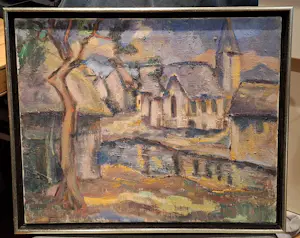 Jan Harmannus Lambeck - Gezicht op Saint-Hyppolite kopen? Bied vanaf 175!