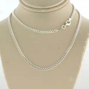 AcheterZilverengourmetschakel collier – 50 cm lang? Enchérissez de 48!