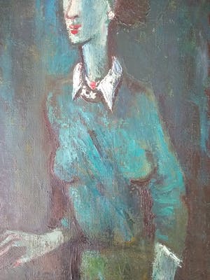 Theo van der Horst - (1921-2003) Portret van een vrouw kopen? Bied vanaf 150!