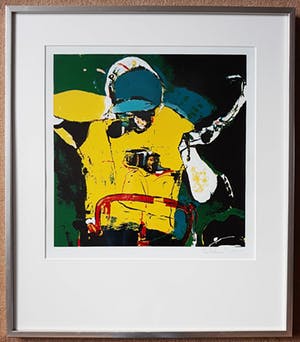 Kees van Bohemen - Jan Janssen, zeefdruk (mooi ingelijst) kopen? Bied vanaf 250!