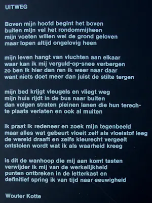 Thijs Overmans - Zeefdruk: ''Uitweg'' - 1976 kopen? Bied vanaf 45!