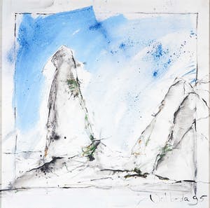 Jac Volbeda - Acryl op doek, Zonder titel - Ingelijst kopen? Bied vanaf 1!