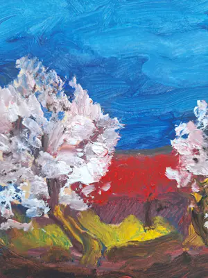 Gabriel De Pauw - Expressionistisch landschap kopen? Bied vanaf 79!