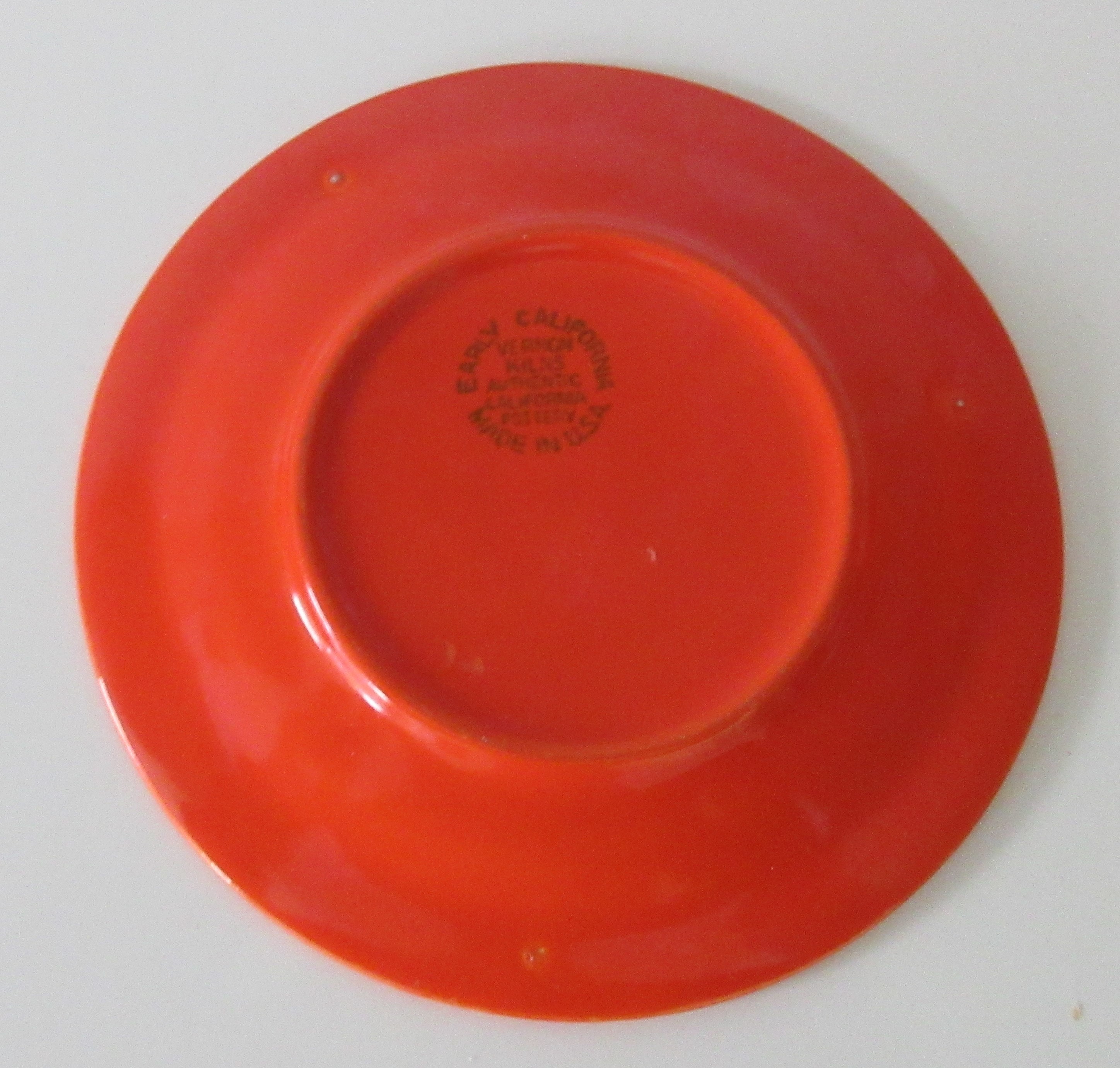 Niet of onleesbaar gesigneerd - Vernon Kilns Early California Green and Orange Demitasse Cup kopen? Bied vanaf 1!