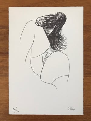 Hugo Claus - Mooie litho - gesigneerd - 1978 - 80/100 kopen? Bied vanaf 85!