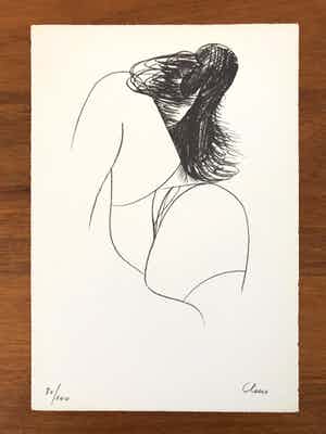 Hugo Claus - Mooie litho - gesigneerd - 1978 - 80/100 verkocht voor € 85!