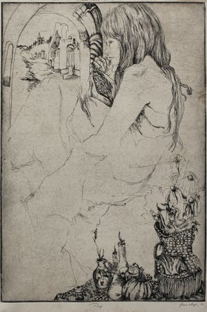 Niet of onleesbaar gesigneerd - ets - 1965 - Paul R. Olson Art Gallery (USA) kopen? Bied vanaf 1!