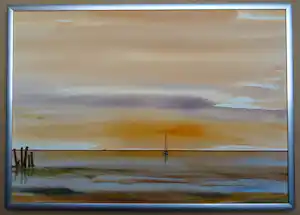 Franklin Meijer - Waddenzee - Zonsondergang kopen? Bied vanaf 39!