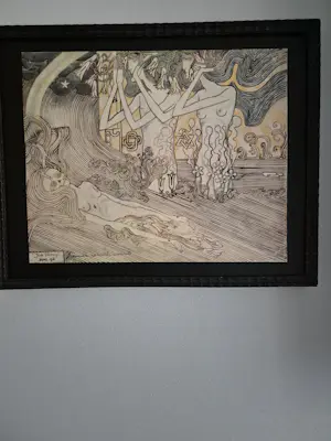 Jan Toorop - Twee vrouwen Treurend bij dode Non kopen? Bied vanaf 40!