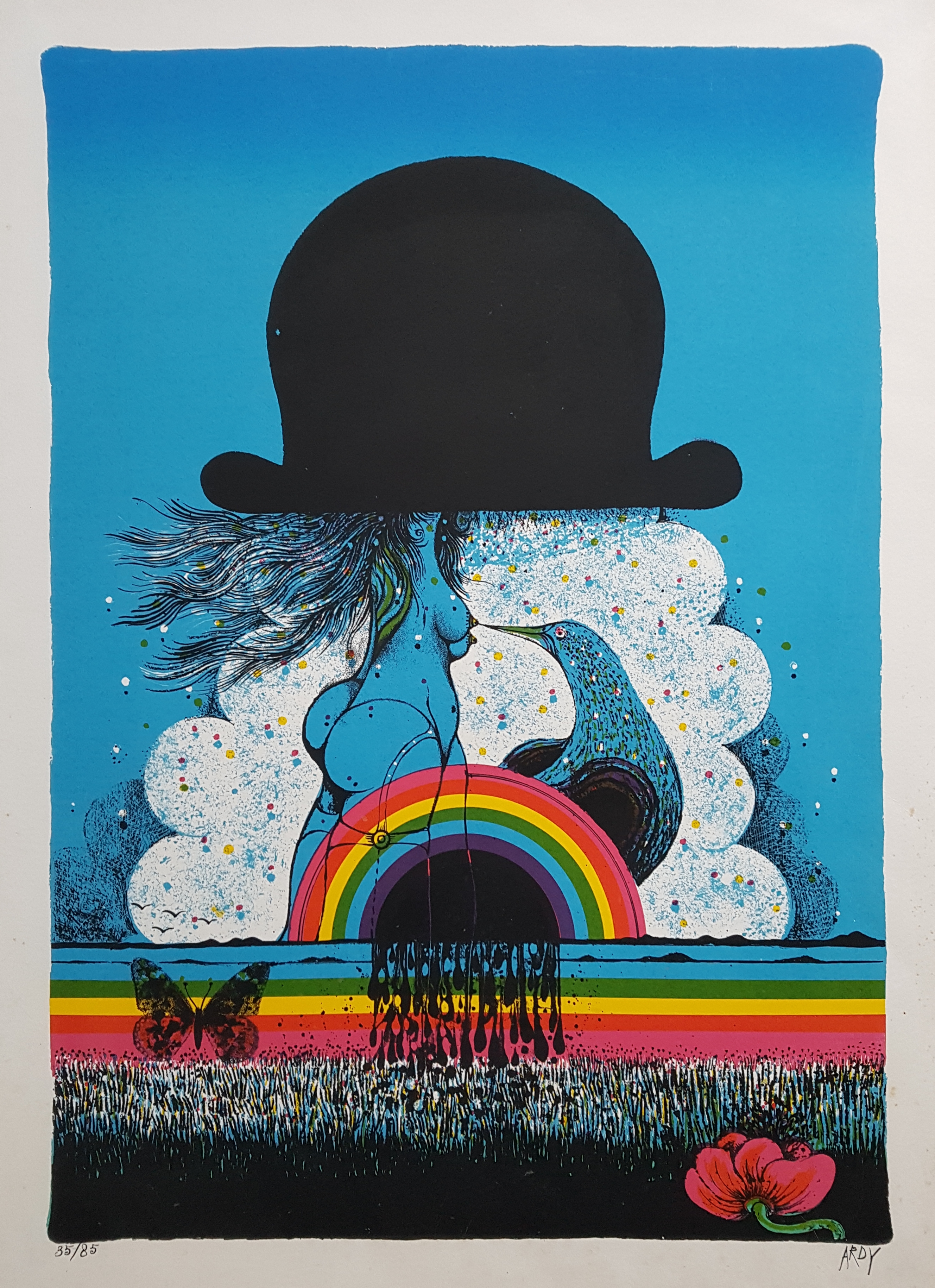 Ardy Struwer - Grote leuke litho van Ardy kopen? Bied vanaf 28!