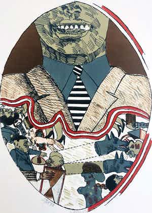 Antonio Segui - zonder titel verkocht voor € 45!