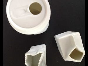 Rosenthal - Rosenthal Do not Litter Collection 3 Vazen wit biscuit (mat) porselein kopen? Bied vanaf 69!