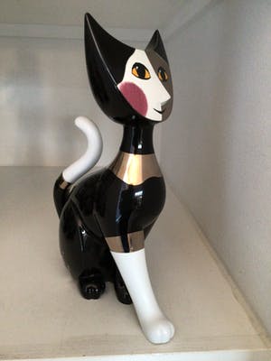 Rosina Wachtmeister - Kattenbeeld “ PIERLUIGI “. 30 cm hoog ! kopen? Bied vanaf 135!