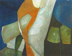 Jos Schimmer - Olieverf op doek, Compositie (Groot) kopen? Bied vanaf 200!