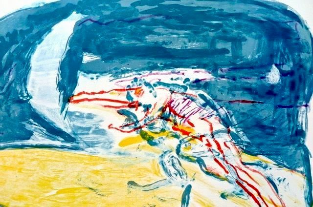 Pieter Defesche - Tegenwind - Originele lithografie kopen? Bied vanaf 19!