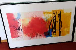 Peter Schenk - Peter Schenk prachtig abstract werk uit 1996 verkocht voor € 80!