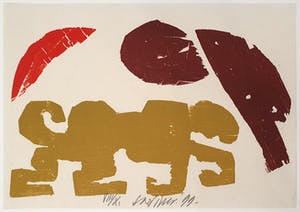 Carel Visser - Houtsnede 1999 kopen? Bied vanaf 195!