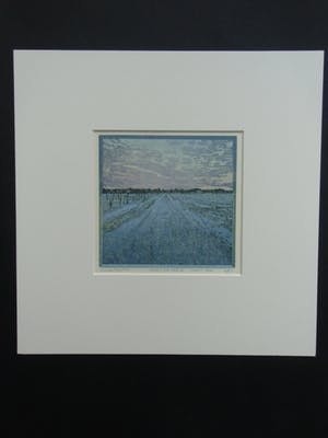 Siemen Dijkstra - WINTERWEG /// HOUTSNEDE VAN SIEMEN DIJKSTRA kopen? Bied vanaf 60!