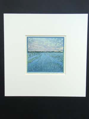 Siemen Dijkstra - WINTERWEG /// HOUTSNEDE VAN SIEMEN DIJKSTRA verkocht voor € 60!