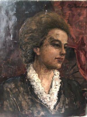 Piet Rezelman - Portret van een lady kopen? Bied vanaf 40!