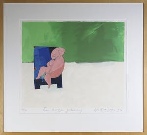 Wouter Stips - Zeefdruk, Een beetje gelukkig - Ingelijst kopen? Bied vanaf 50!