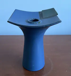 AcheterZweitse Landsheer - Kunst keramische schaal + kandelaar uitgevoerd voor Cor Unum? Enchérissez de 50!