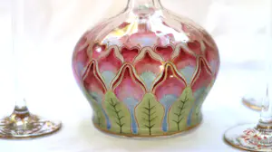 Theresienthal Crystal Factory - Glazen Jugendstil karaf met 6 likeurglaasjes kopen? Bied vanaf 1000!