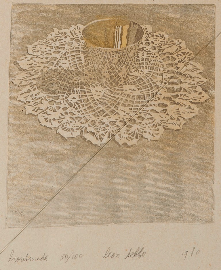 Leon Tebbe - Houtsnede op papier - Gesigneerd m.o. - Oplage 50/100  kopen? Bied vanaf 10!