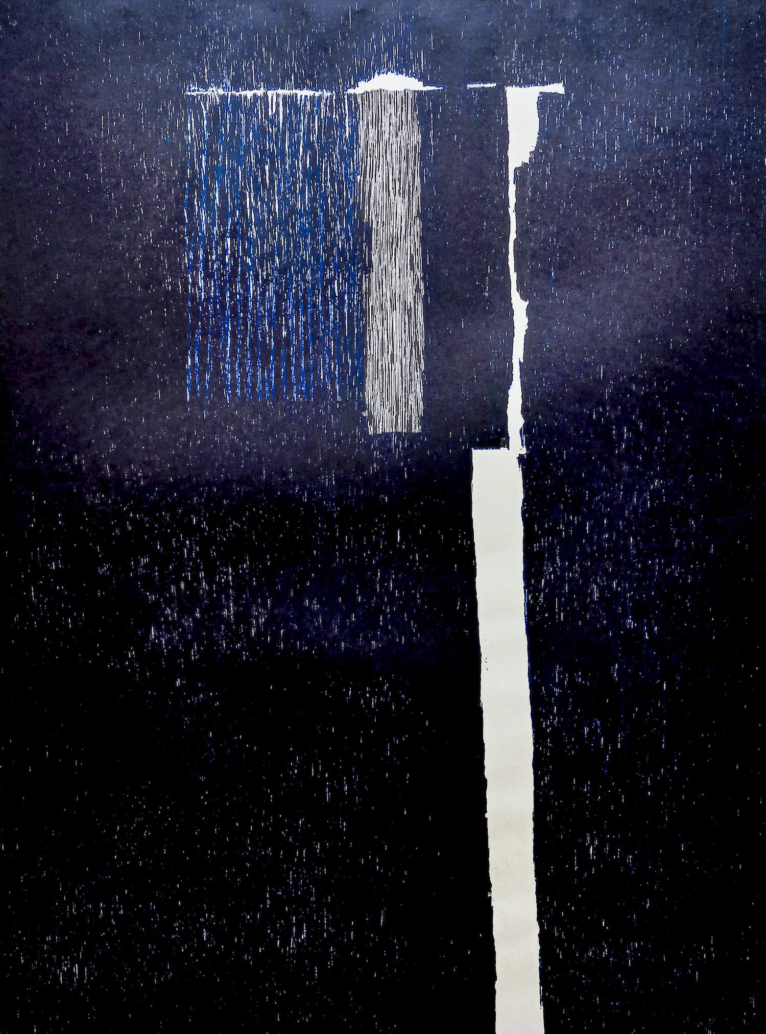 Guillaume Le Roy - Abstracte compositie, houtsnede (groot) verkocht voor € 60!