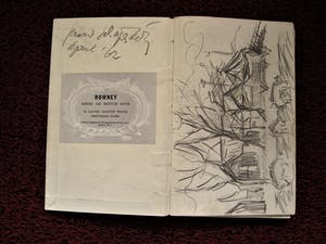 Gerard Schaperkotter - schetsboek jaren 60 in inkt / pastel en potlood - div. voorstellingen kopen? Bied vanaf 34!