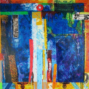 Jos Verwiel - Zeefdruk, Zonder titel kopen? Bied vanaf 35!