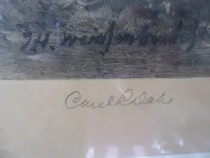 C.L. Dake - Ets, Boerderij aan het water. kopen? Bied vanaf 45!