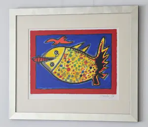 Corneille - Poisson Joyeux - E.A - 1999 - Handgesigneerd kopen? Bied vanaf 500!