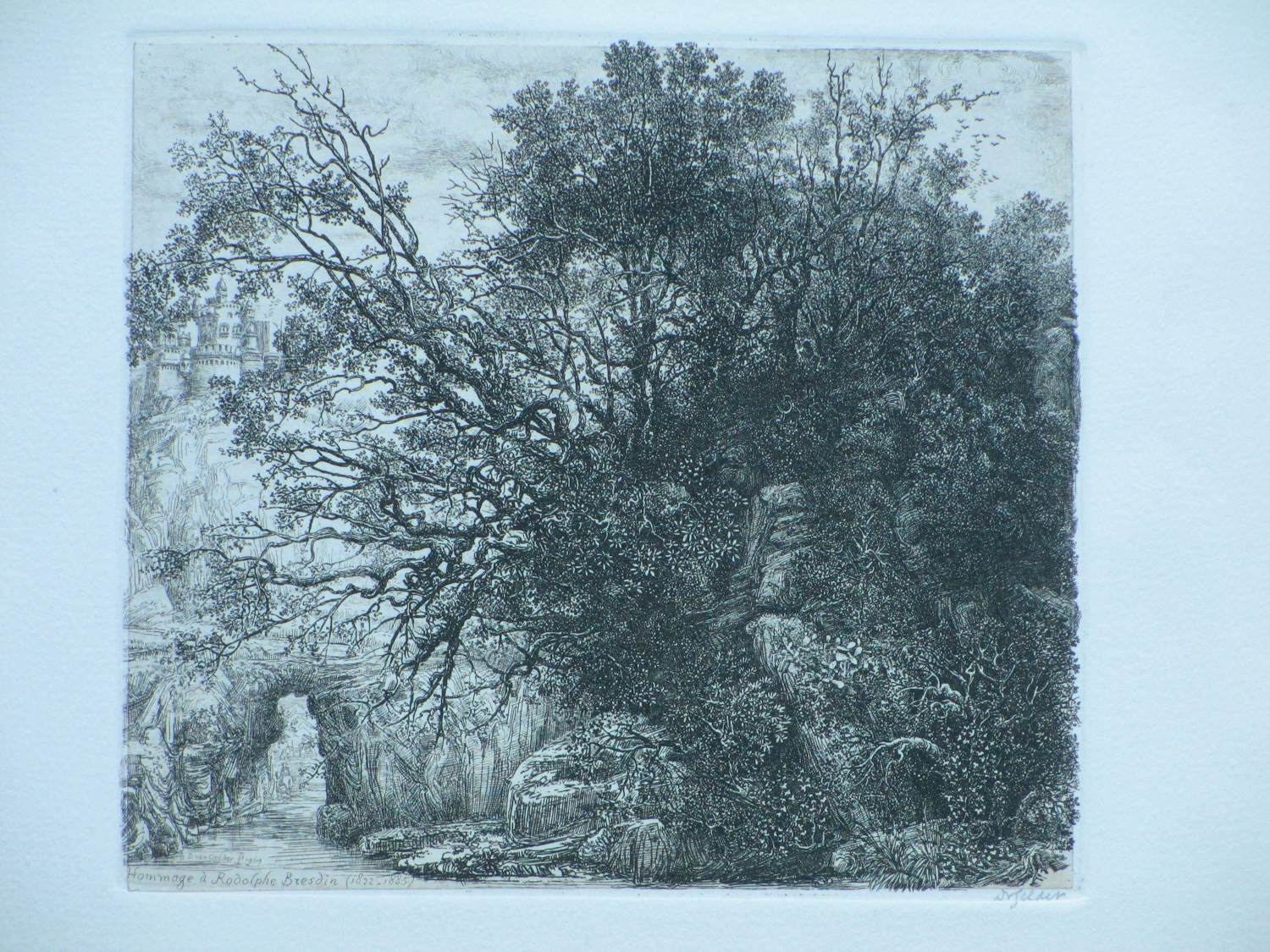 Dirk van Gelder - Hommage a Rodolphe Bresdin - Kopergravure kopen? Bied vanaf 60!