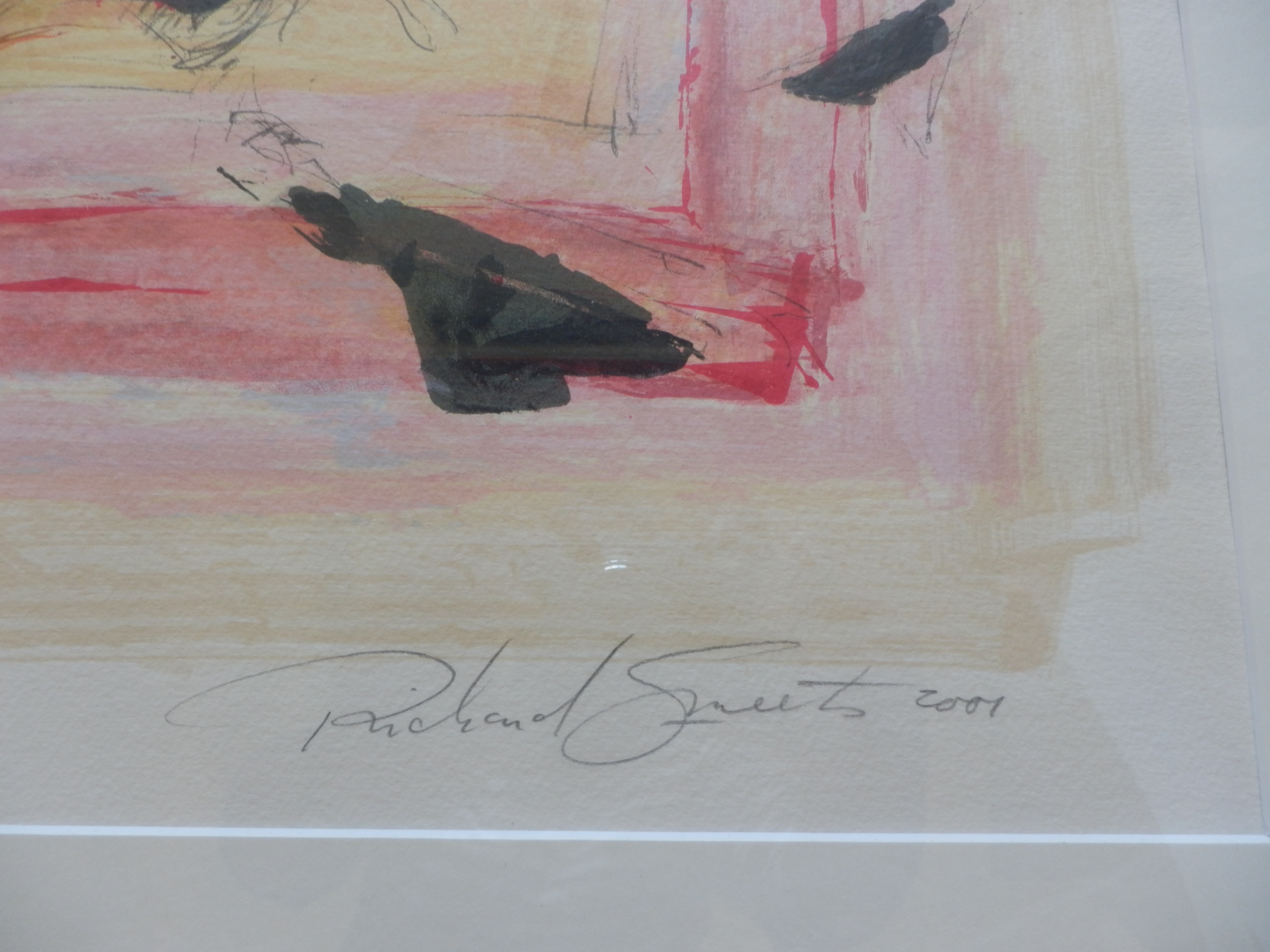 Richard Smeets - Kleurenzeefdruk ROZEN Handgesigneerd en INGELIJST kopen? Bied vanaf 65!