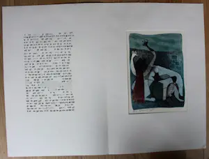 Harry van Kruiningen - Kleuren litho: Gilgamesj - 1955 kopen? Bied vanaf 55!