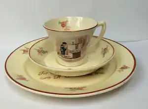 Societe Ceramique - Ontbijtsetje Heilige Communie verkauft für € 40!