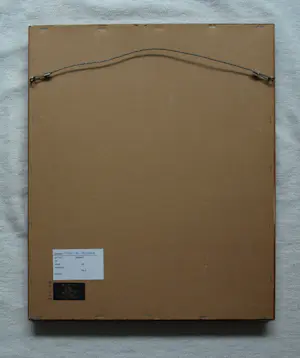 Theo van Hoytema - Ingelijste kleurlithografie “Vechtende Hanen” uit de kalender 1907 kopen? Bied vanaf 40!