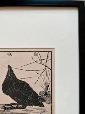 Jan Mankes - Originele Heliogravure Kleine Kraai omhoog Kijkend naar Mugje 1923 kopen? Bied vanaf 185!