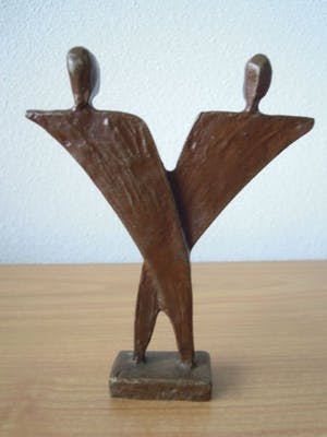 Jos Gielen - Beeldje uit 2002 - voor altijd samen kopen? Bied vanaf 45!