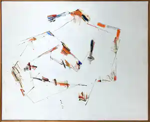 Mark Polee - Olieverf op doek, Rustig - Ingelijst verkocht voor € 1!
