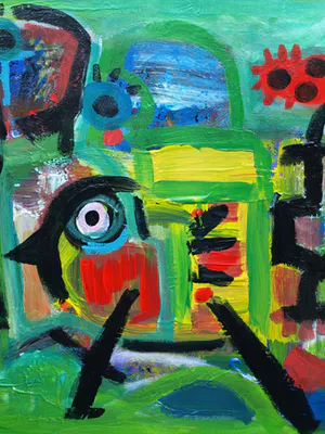 Jasper Banen - Acrylverf op doek , Optocht – 2005 – Groot , 50 x 150 cm kopen? Bied vanaf 325!