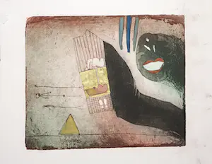 Michel van Overbeeke - Kleurenets met bladgoud, Bathroom kopen? Bied vanaf 1!