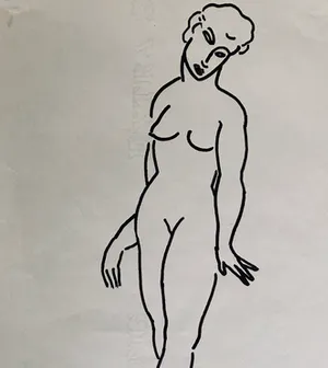 Bruneau - Naakt portret kopen? Bied vanaf 90!