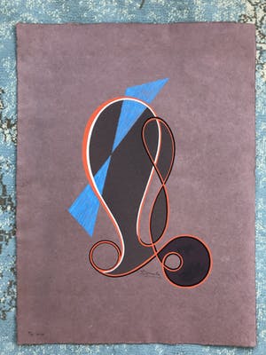 Cesar Domela - zonder titel ( De Stijl) kopen? Bied vanaf 145!